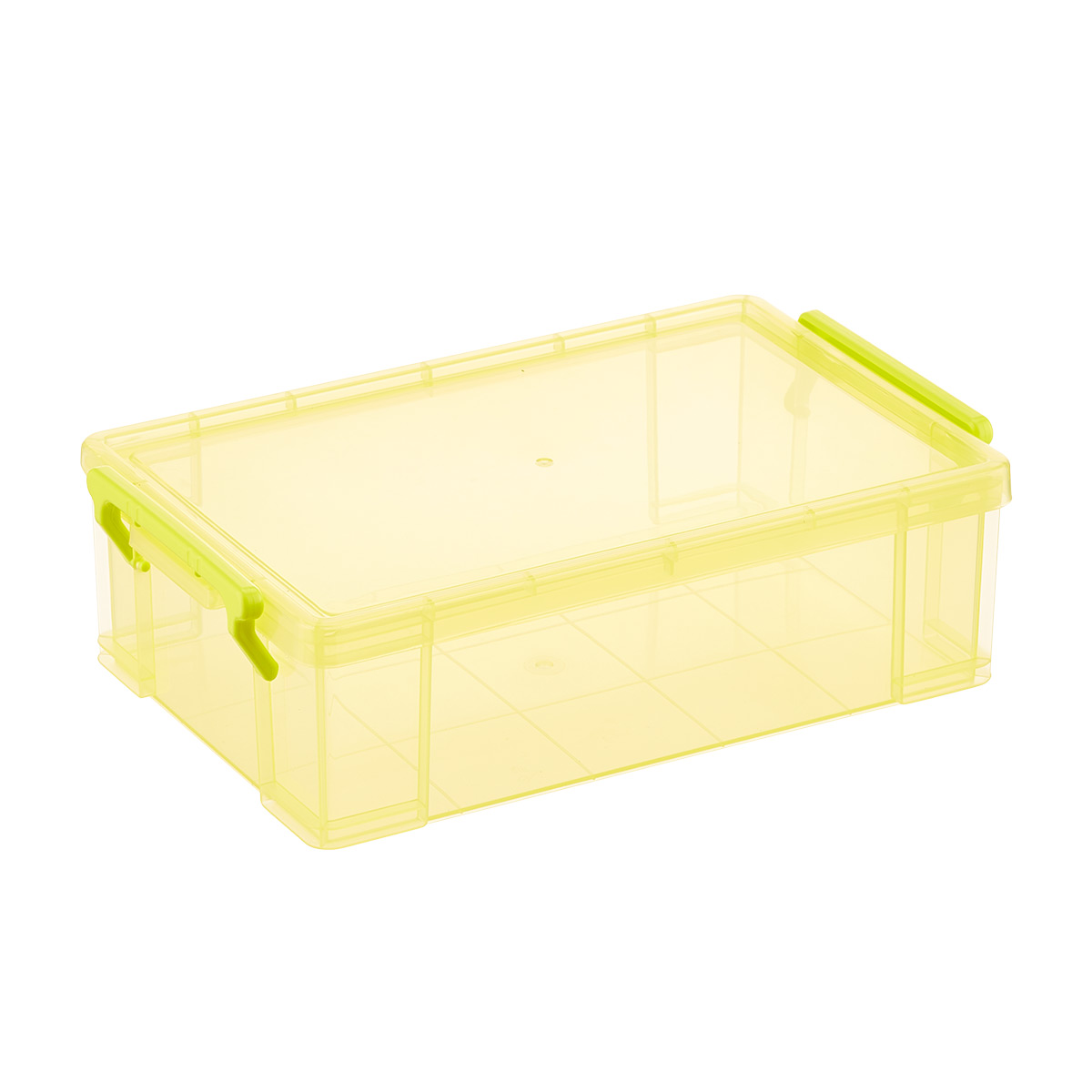 Large Storage Latch Box Yellow