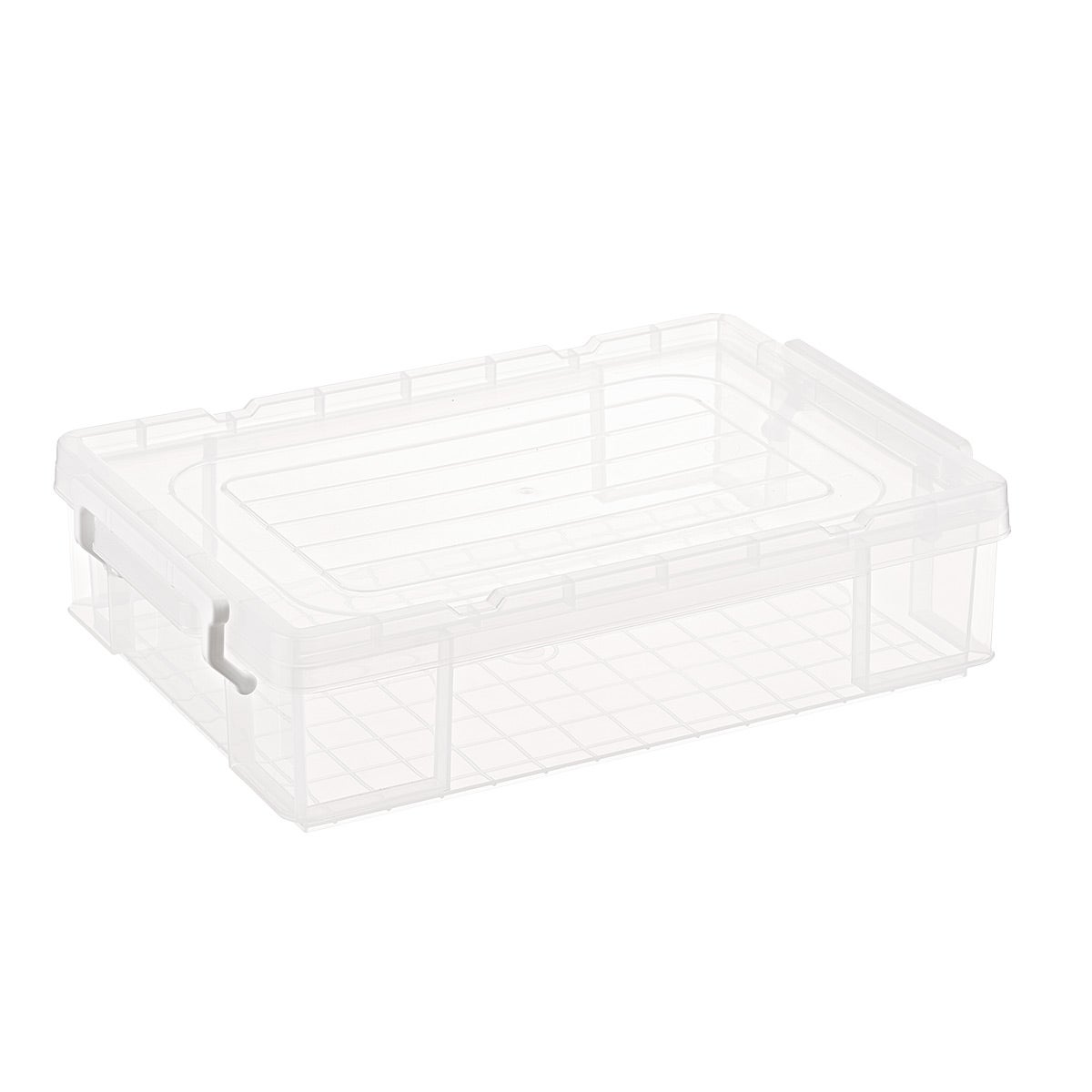 Paper-Size Storage Latch Box Translucent