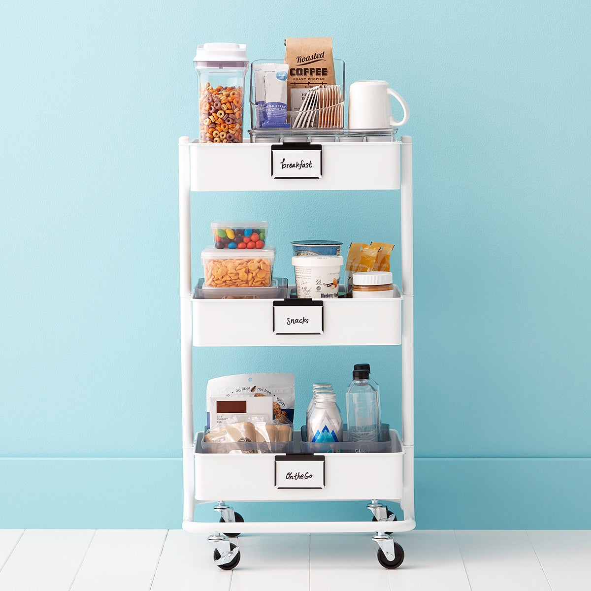 10 Drawer Rolling Storage Cart The Container Store