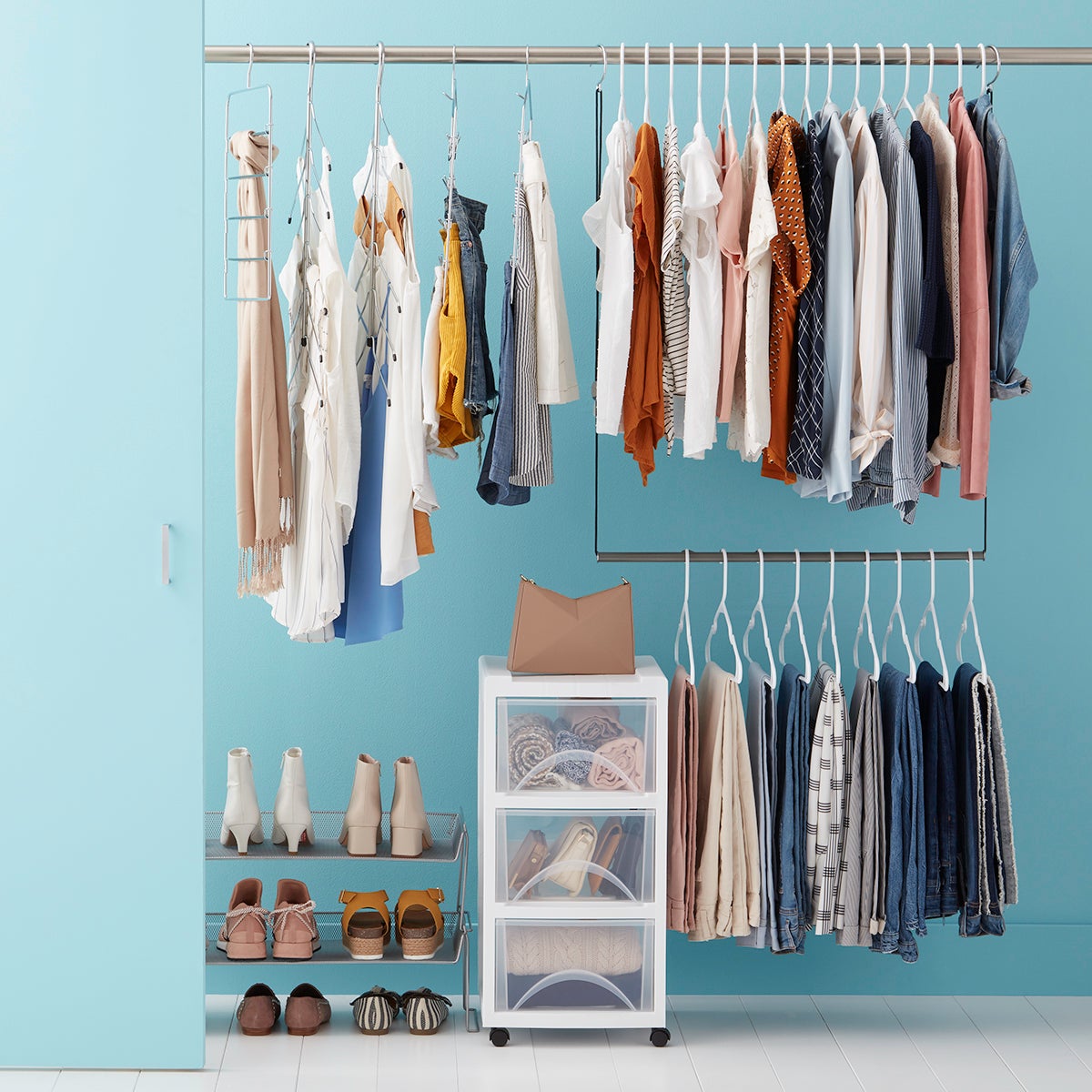 College Closet Solution Starter Kit The Container Store