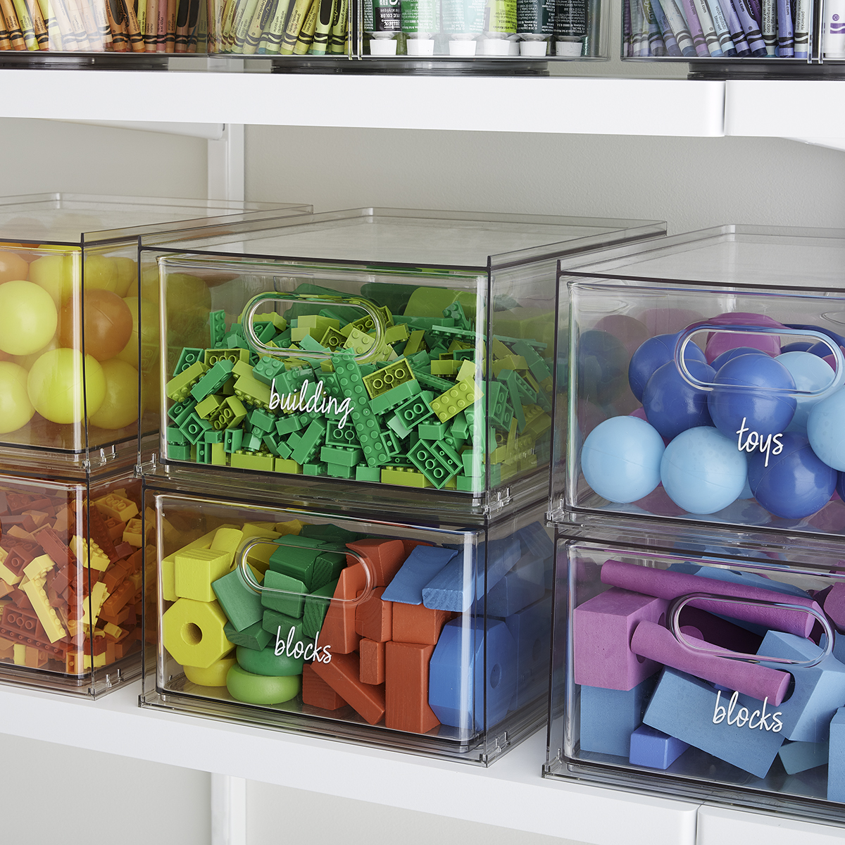 acrylic toy storage