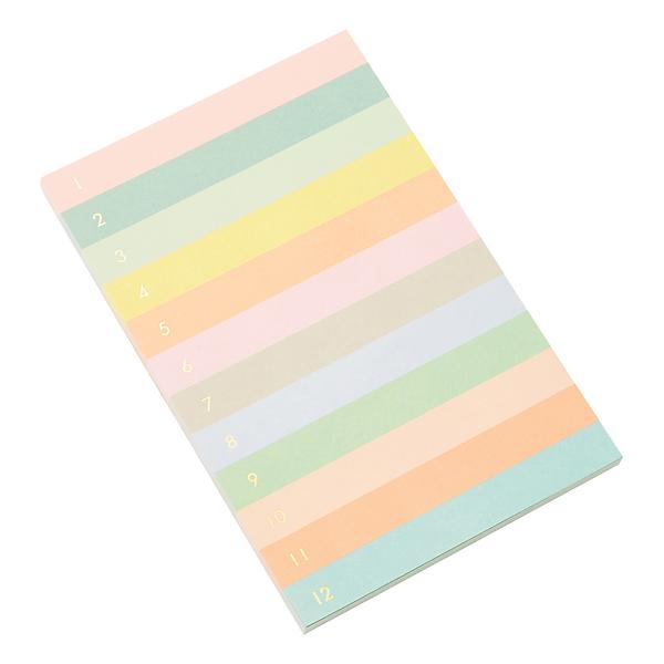 Rifle Paper Co. Numbered Color Block Pastel Note Pad