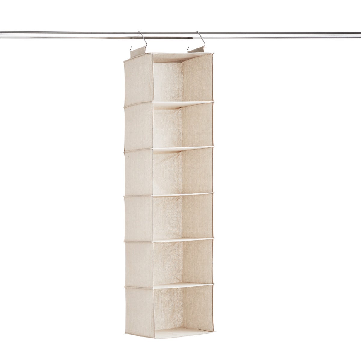 Taupe Hanging Wide Closet Organizers The Container Store