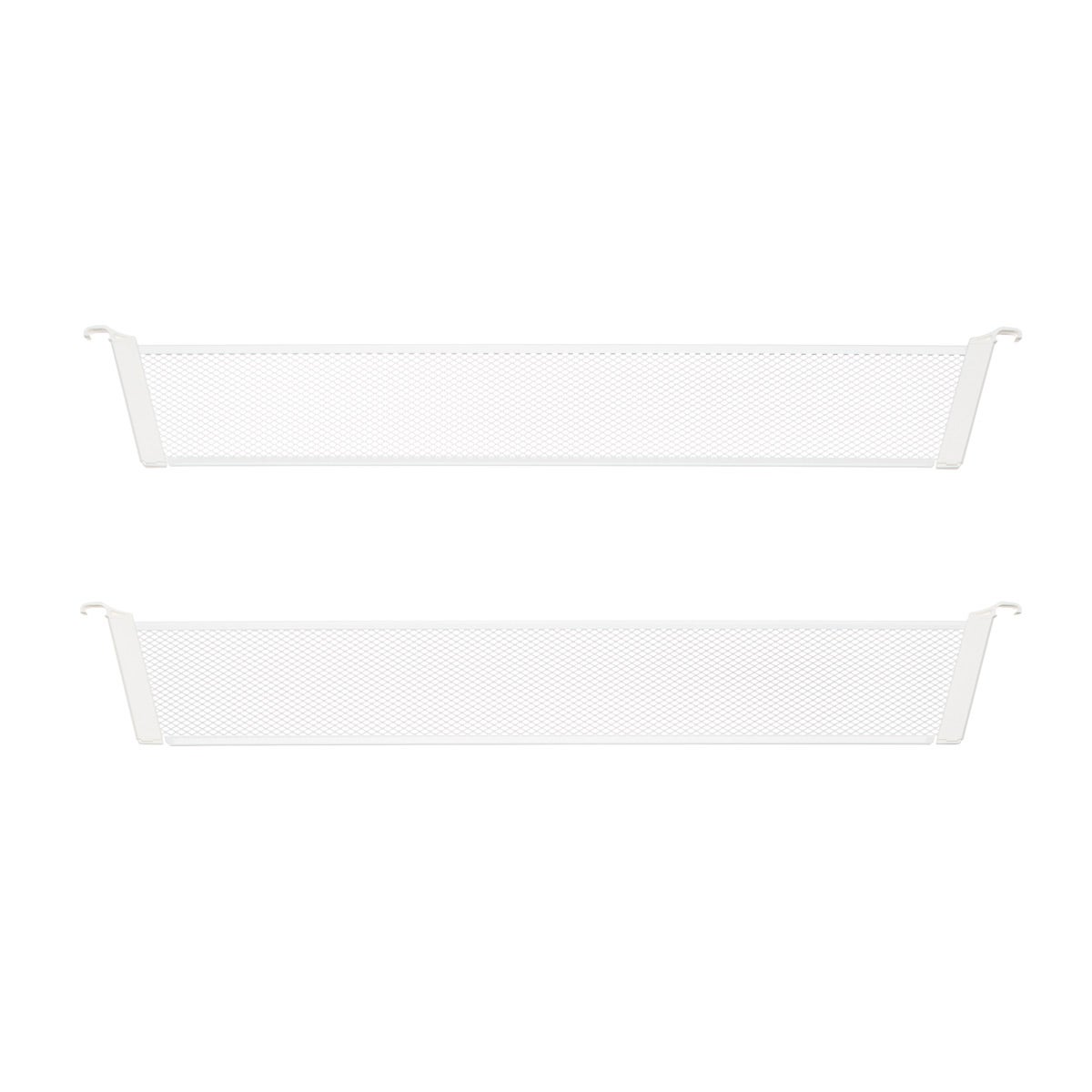 Elfa 20-3/4" 1-Runner Mesh Drawer Divider White Pkg/2