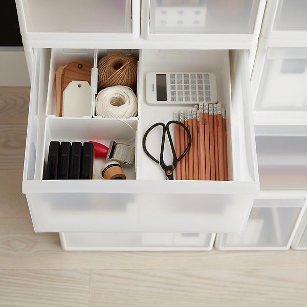 Like-it White Modular Drawers | The Container Store