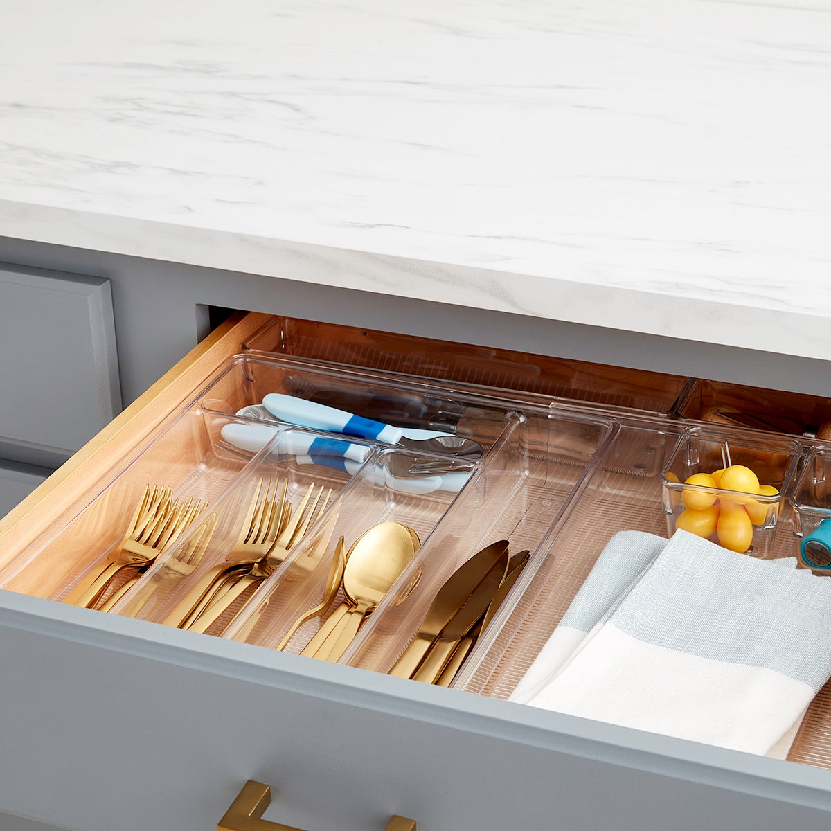 iDesign Linus Shallow Drawer Organizers