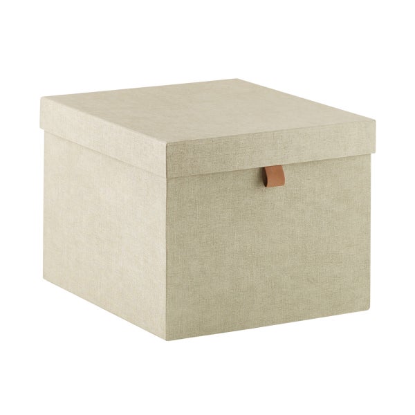 Bigso Linen Marten Storage Boxes The Container Store
