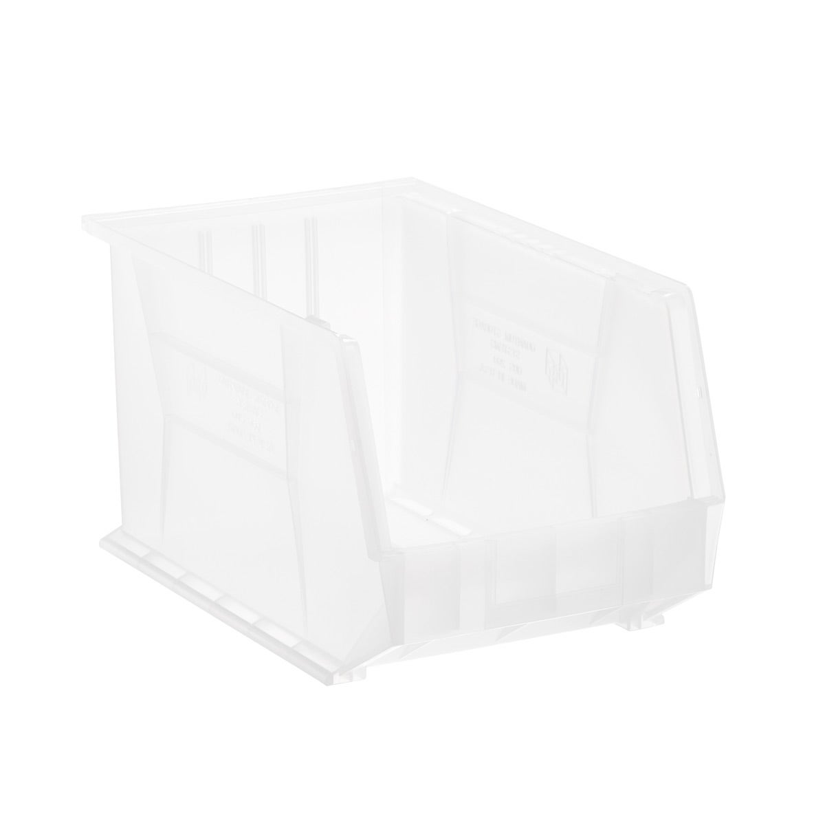 Utility Large Stackable Plastic Bins The Container Store