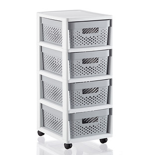 4 Drawer Storage Cart The Container Store