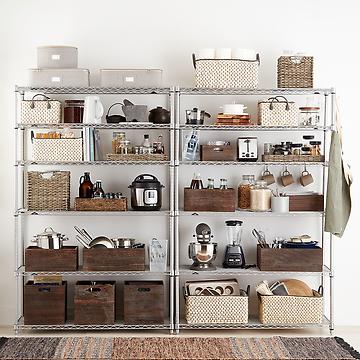 open shelf storage unit