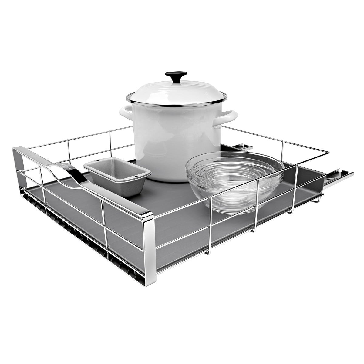 simplehuman 20" Pull-Out Cabinet Organizer Chrome