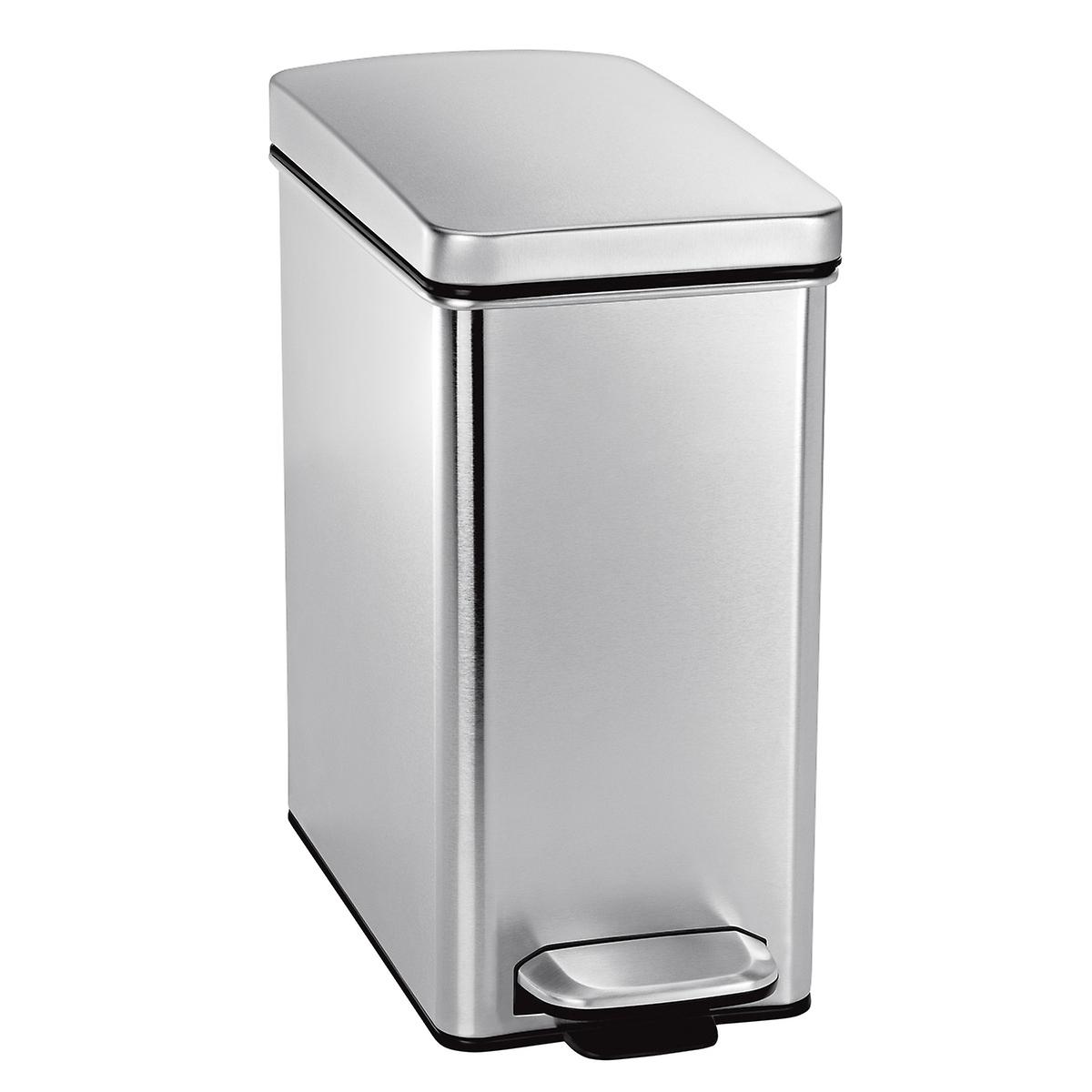 simplehuman Stainless Steel 2.6 gal. Profile Step Trash Can | The ...