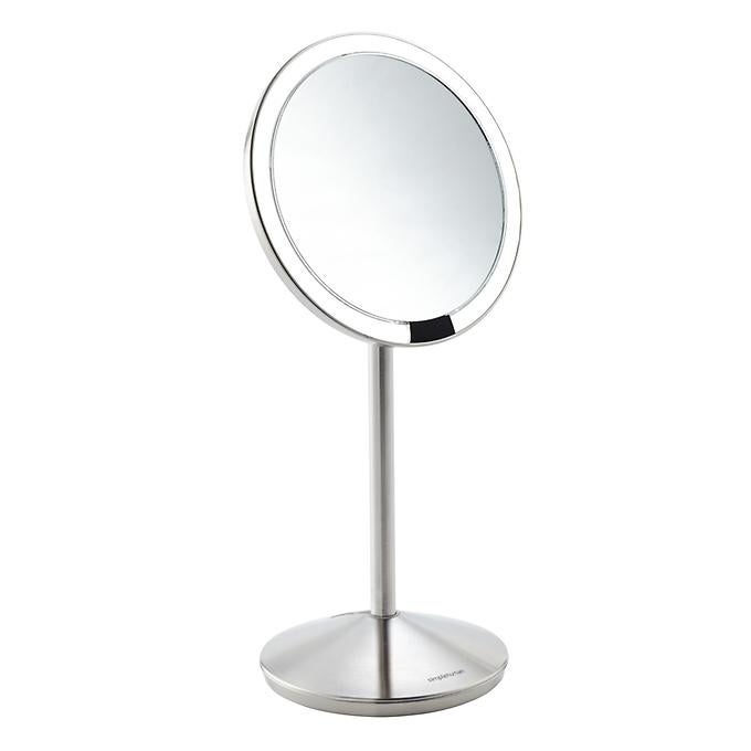 simplehuman 10X Sensor Folding Makeup Mirror | The Container Store