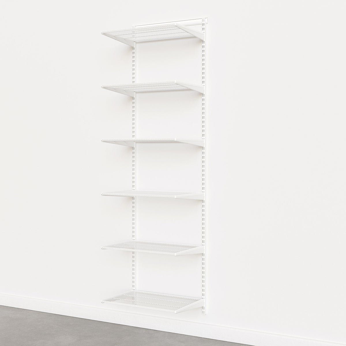 Elfa Classic 2' Basic Shelving White