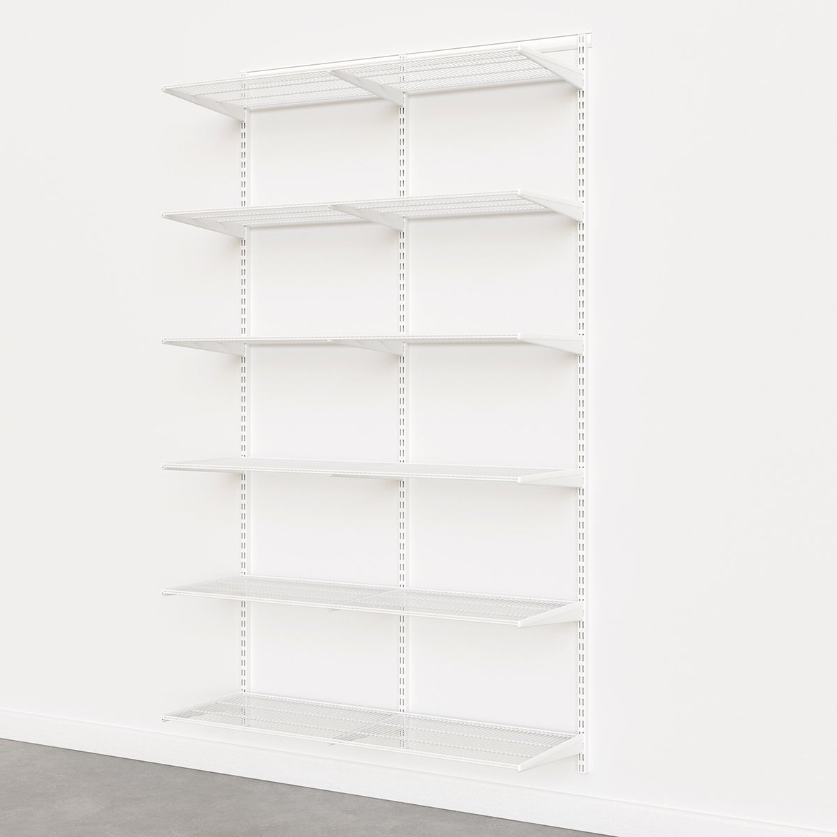 Elfa Classic 4' Basic Shelving White