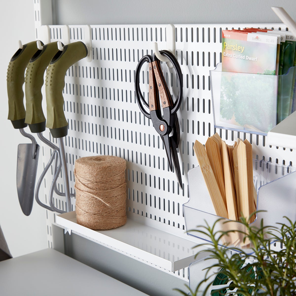 Elfa Utility Pegboard Boxes