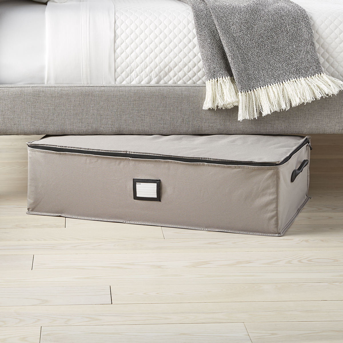 suitcase under bed storage