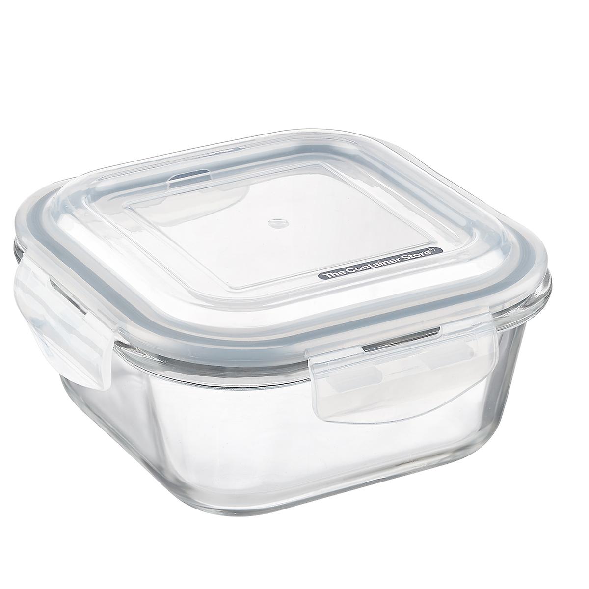 Borosilicate Glass Square Food Storage | The Container Store