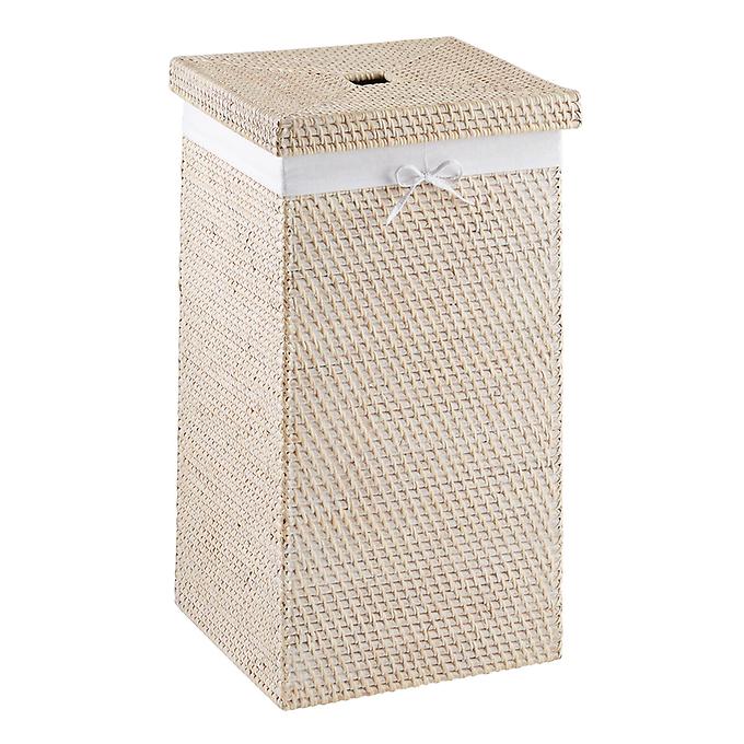 Square Rattan Hamper