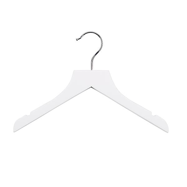 Children's Pants Hangers, White Plastic Skirt Hanger