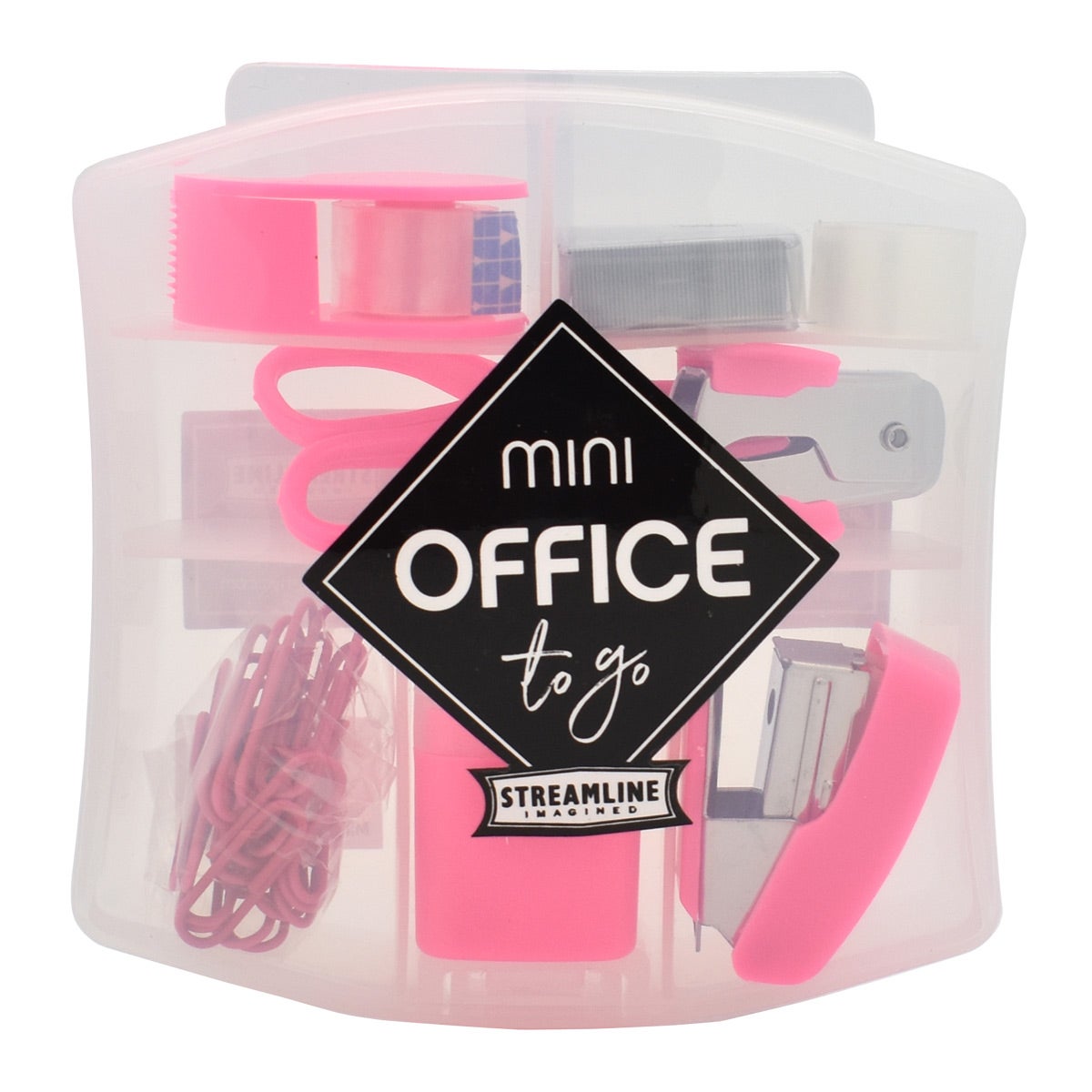 Mini Office Supply Kit Pink