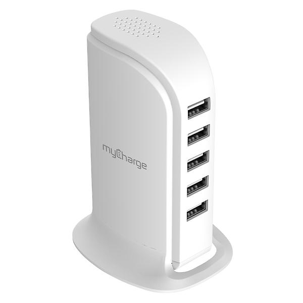 MyCharge Deluxe 5-USB Charging Hub | The Container Store