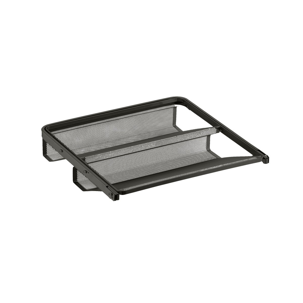 18" Elfa Mesh Gliding Shoe Shelf Graphite
