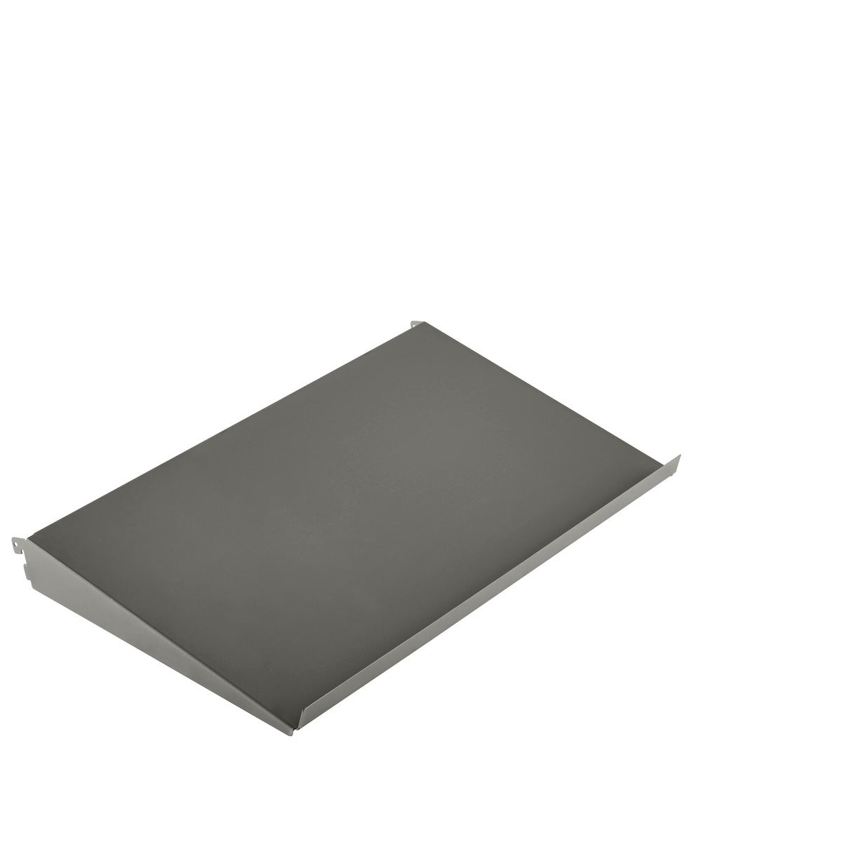 18" x 13-3/4" Elfa Angled Solid Metal Shelf Graphite