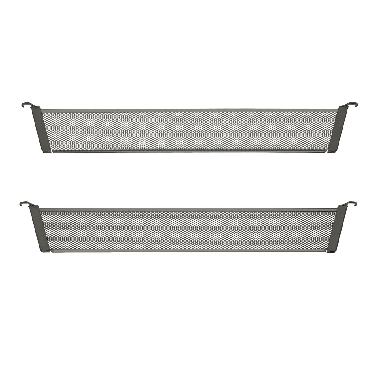 Elfa 20-3/4" 1-Runner Mesh Drawer Divider Graphite Pkg/2