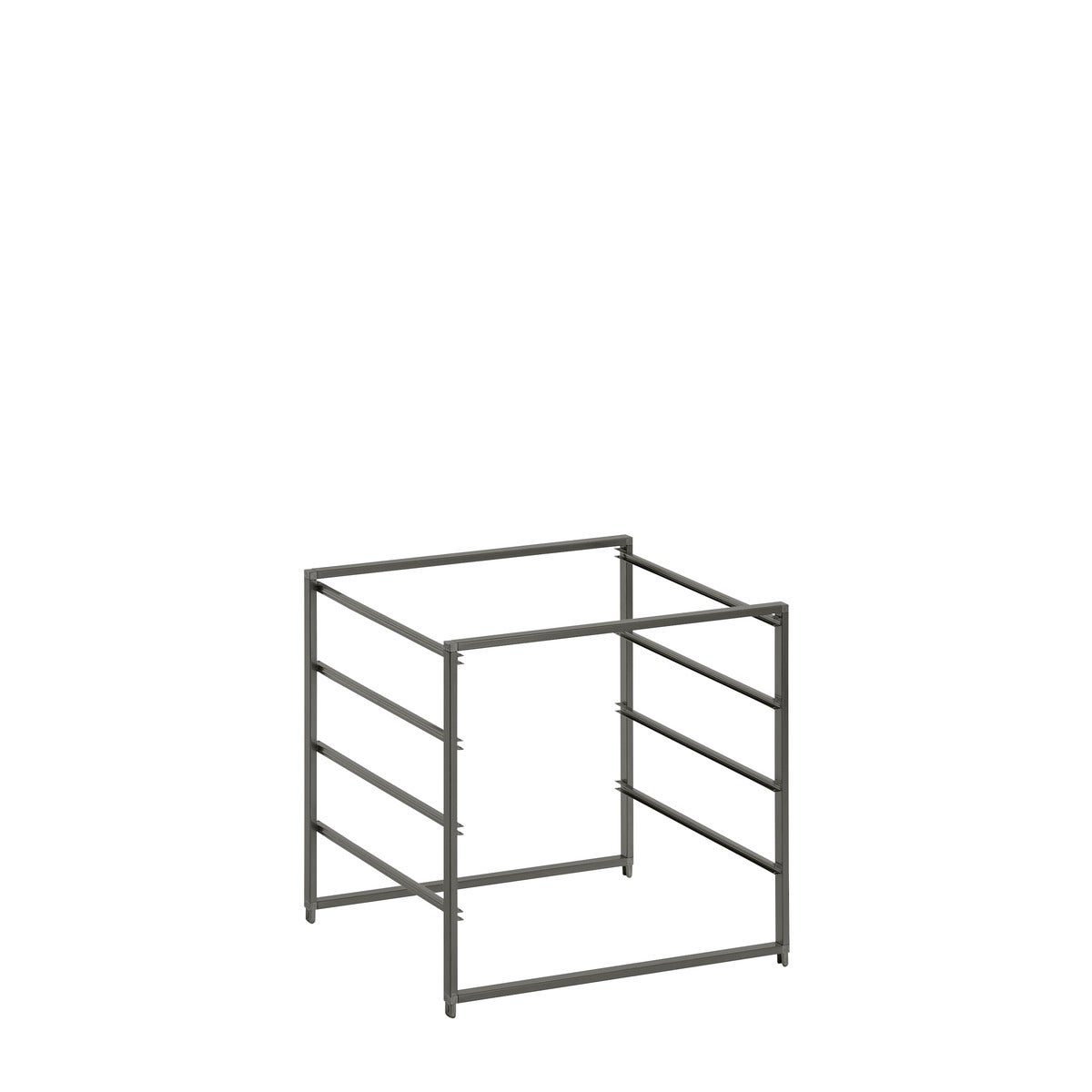 Elfa Medium 4-Runner Cabinet-Sized Frame Graphite