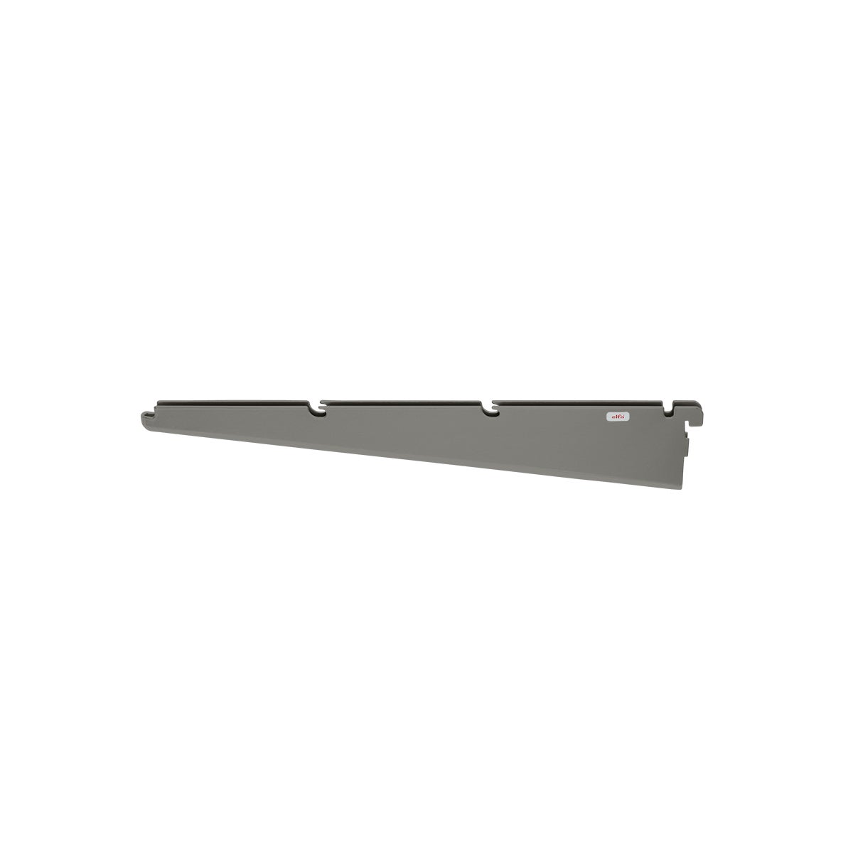 16" Elfa Ventilated/Decor Shelf Bracket Graphite
