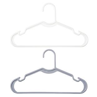 Kid's Non-Slip Velvet Hangers Blush Pkg/40, 12 x 1/4 x 8-1/4 H | The Container Store