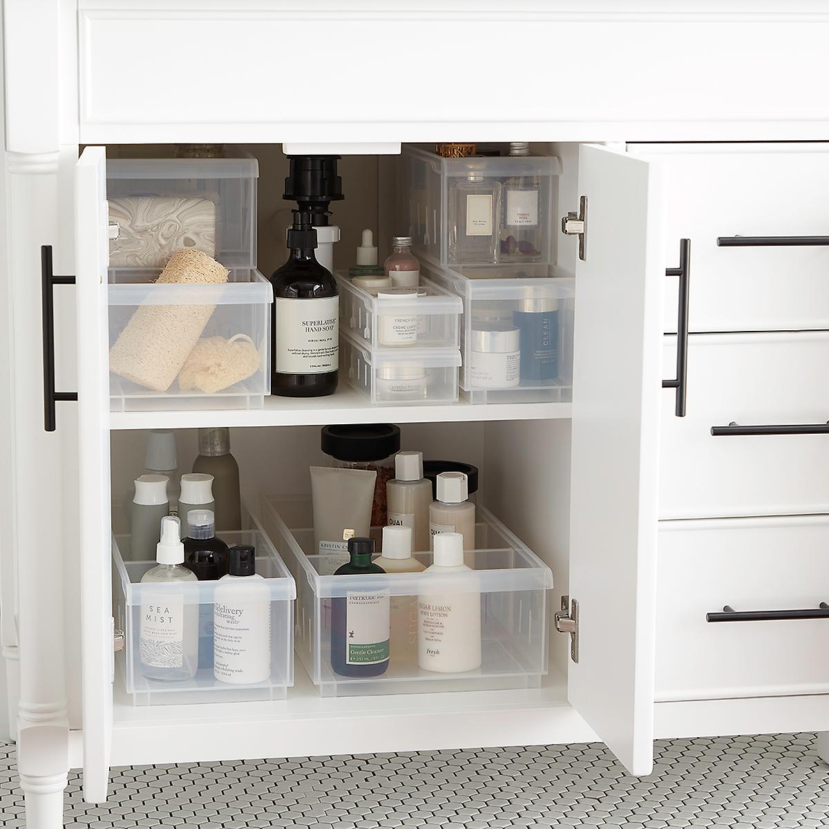 Clear Stackable Plastic Storage Bins | The Container Store