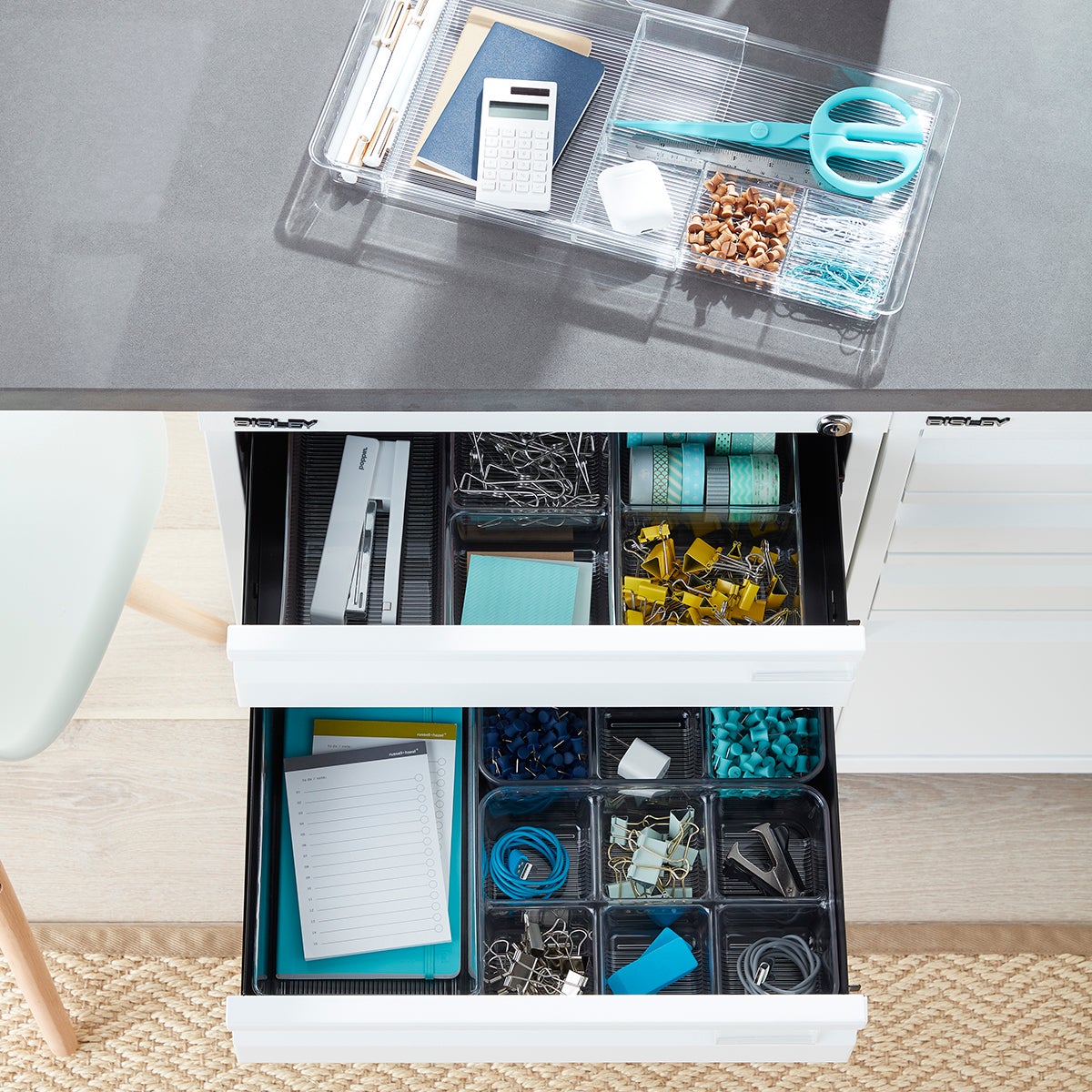 iDesign Linus Desk Drawer Organizer