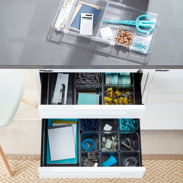 iDesign Linus Desk Drawer Organizer The Container Store