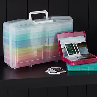 Clear Hobby Organizer Case with Handle