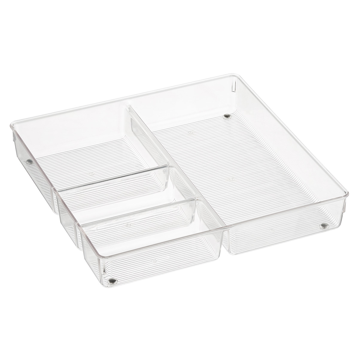 iDesign Linus Sectioned Trays | The Container Store