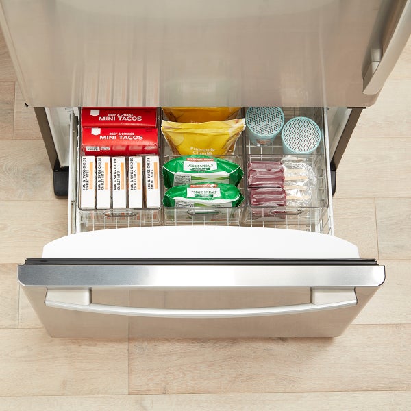 The Home Edit Divided Freezer Bin The Container Store