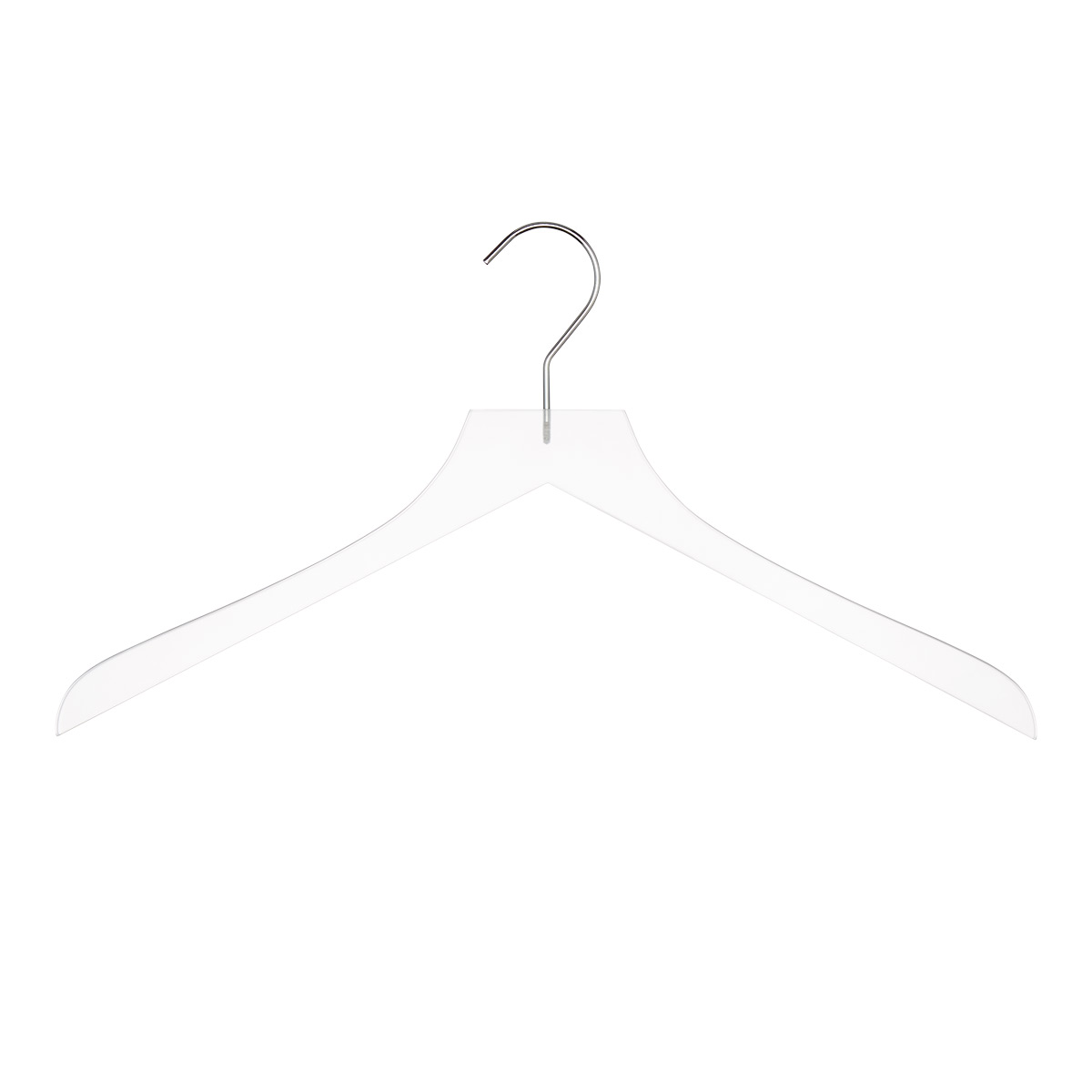 Shirt Hanger Frosted Acrylic