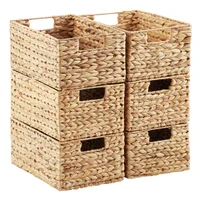 Water Hyacinth Storage Bins with Handles