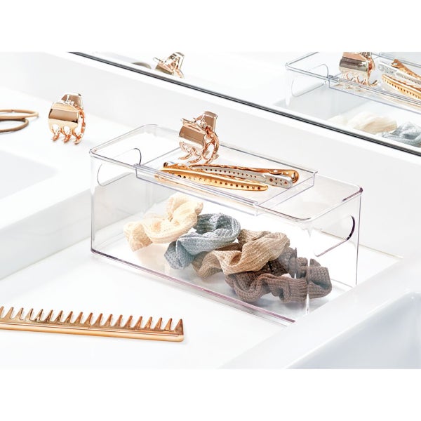 The Home Edit Hair Accessory Bin with Sliding Tray | The Container Store The Home Edit Hair Accessory Bin with Sliding Tray | The Container Store