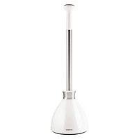 simplehuman Toilet Plunger and Brush Set White