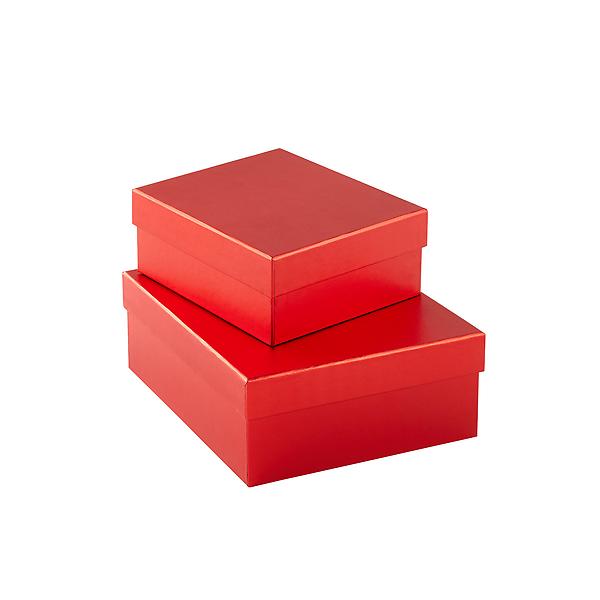 Metallic Red Gift Boxes 