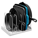 YouCopia White StoreMore Adjustable Cookware Rack | The Container Store