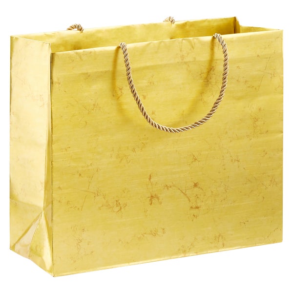 Antique Gold Large Gift Bag