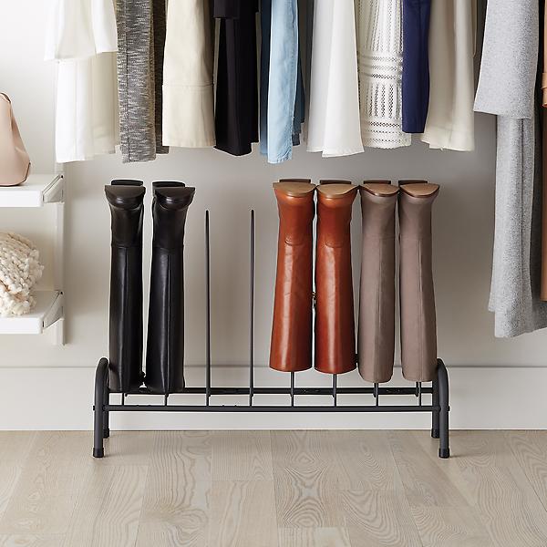 4-Pair Graphite Boot Rack | The Container Store