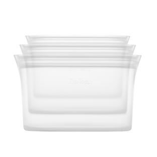 Zip Top Reusable Silicone Dish Set of 3