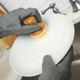 grove company, Kitchen, Grove Company Bubble Up Dish Soap Dispenser Brush  Set Use Add Soap And A Spla