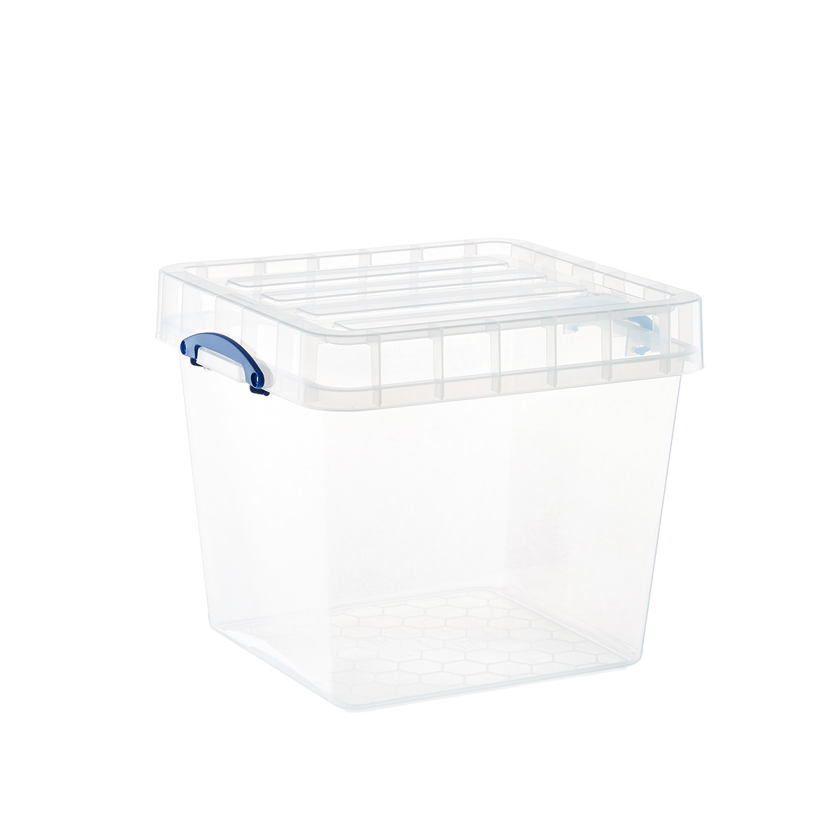 60 ltr. X-Large Premier Modular Square Tote Clear
