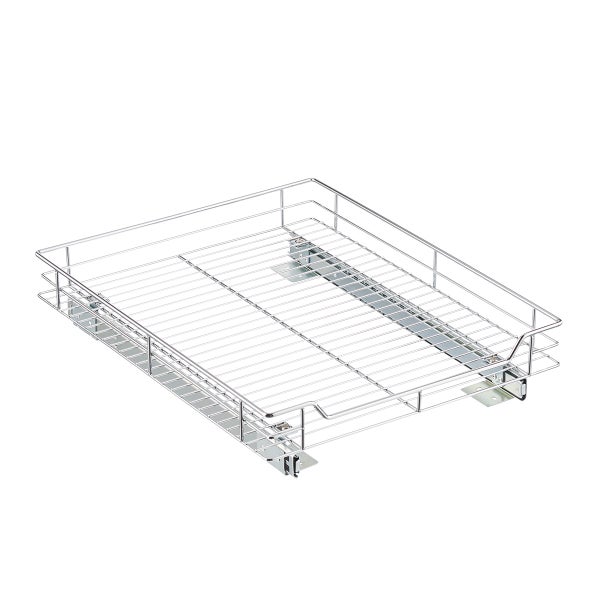 Chrome RollOut Drawers The Container Store